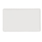 Thumbnail image #2 for Cal-Mil 24304-610-15 Rectangular Melamine Platter, White, 6.5"W x 10.5"D x 0.75"H Case of 6