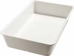 Product image #2 for Balsam™ Full-Size Melamine Displayware Pan, Bavarian Cream, 4 Inch Deep