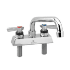 Thumbnail image #1 for Component Hardware Encore KL41-4006-SE1 Deck-Mount Workboard Faucet, 4" Centers, 6" Stainless Steel Swing Spout