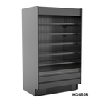 Thumbnail image #5 for Structural Concepts Fusion® MD485R Self-Service Refrigerated Open Reach-In Display Case, Self-Contained R290, LED Lighting, 5 Lighted Shelves