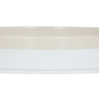 Thumbnail image #1 for Cal-Mil 26131-8-139 8-Inch Round White Melamine Plate with Raised Rim Case of 6