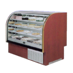 Thumbnail image #1 for Marc Refrigeration LUBCR-59 S/C Refrigerated Bakery Display Case, 60-inch, Curved Glass, Self-Contained Refrigeration, 3 Shelves