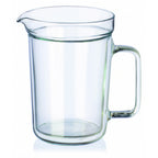 Thumbnail image #1 for Kadra Kitchenware Simax SX-3642 Double-Walled Glass Pitcher, 1 Liter Case of 6