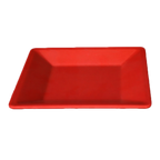Thumbnail image #1 for Thunder Group Passion PS3211RD Red Melamine Square Plate, 10-1/4", Wide Rim Case of 48