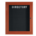 Thumbnail image #1 for AARCO Products OADCW3630RL Enclosed Letter Directory Board, 30"W x 36"H, Wall-Mounted, Aluminum Frame, Indoor/Outdoor