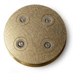 Thumbnail image #1 for SIRMAN USA Orchestra 28183200 Pasta Die #200, Cavatappi, 7.8 mm, Brass