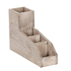 Thumbnail image #1 for Cal-Mil 22705-110 2-Tier Wood Tea & Condiment Display, Natural, 4"W x 14"D x 9-1/2"H