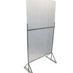 Thumbnail image #4 for Channel Manufacturing SDDF-3670 Freestanding Clear Acrylic Social Distancing Divider, 36 x 70 Inches, 10-Inch Open Bottom Case of 5
