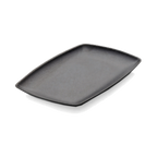Thumbnail image #1 for G.E.T. Zen - EGS JW7315-B Rectangular Melamine Platter, Black, 15"L x 11-3/8"W x 1-1/8"H Case of 6