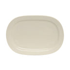 Thumbnail image #1 for Tuxton China DuraTux®© BEH-131M Ceramic Rectangular Platter, Medium Rim, 13-1/8" x 9-1/8" x 1"H 1 Dozen