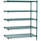 Thumbnail image #1 for Metro Super Erecta SA-1854K3-63-A5 Super Adjustable Super Erecta Wire Add-On Wire Shelving Unit, 54"W x 18"D x 63"H, 600 lb. capacity per shelf, 2000