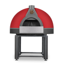 Thumbnail image #1 for Fiero Pavesi JOY 120 W/G Indoor Stationary Wood/Gas-Fired Pizza Oven, 47-1/4" Round Brick Hearth