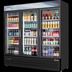 Thumbnail image #5 for Everest Refrigeration Three-Section Reach-In Glass Door Merchandiser Refrigerator, 71 Cu. Ft.
