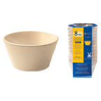 Thumbnail image #1 for G.E.T. Supermel SP-BC-007-T . . Melamine Bouillon Cup, 8 oz, Tan, 4" Diameter x 2-1/4"H Dozen Case of 4 Dozen