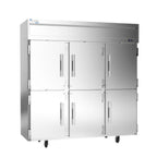 Thumbnail image #1 for Victory Refrigeration Elite™ VERSA-3D-HD-HC Three-Section Reach-In Refrigerator, 71.52 cu. ft., Half-Height Solid Doors, Stainless Front