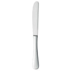 Thumbnail image #1 for Libbey Auberge 467 5501 Dinner Knife, 9-3/4", Serrated Blade, Solid Handle, 18/0 Stainless Steel