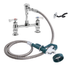 Thumbnail image #3 for Krowne Royal Series 19-208L Deck-Mount Utility Pre-Rinse Spray Assembly — 8-Inch Centers, 72-Inch Stainless Steel Hose