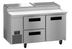 Thumbnail image #6 for Hoshizaki Steelheart 60-Inch Two-Section Refrigerated Pizza Prep Table with Door and Drawers