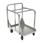 Thumbnail image #1 for Winholt Equipment D2027A-BPC Open-Frame Aluminum Sheet Pan Truck, Single Stack, for 18 x 26 in Trays