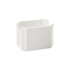 Thumbnail image #1 for Steelite Diversified Ceramics DCI20SW White Rectangular China Sugar Packet Holder, 4" x 2.75" x 2.5" Case of 2 Dozen