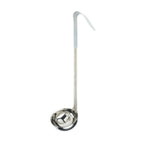 Thumbnail image #1 for Browne USA Foodservice 9944GRY 4 oz Stainless Steel Ladle, 12.8 in, One-Piece, Gray Polypropylene Handle