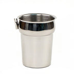 Thumbnail image #1 for Steelite International DW Haber DW02SINSHSS Hinged 2 qt Marmite Insert Pan, 18/10 Stainless Steel, 6"W x 6"D x 7.5"H