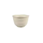 Thumbnail image #1 for Libbey Hakone RS-2 Miyagi Sake Cup, 2 oz, Ribbed Ceramic, Off-White