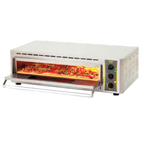 Thumbnail image #1 for Equipex LLC Roller Grill PZ-4302D Countertop Electric Pizza Oven, Single Deck, Firebrick Stone, 660°F Thermostatic Controls