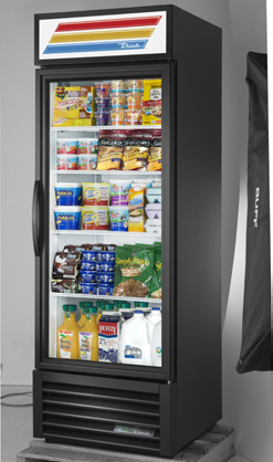 Product image #11 for True 27-Inch One-Section Glass Door Merchandiser Refrigerator, Standard Look, Black