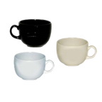 Thumbnail image #1 for G.E.T. Black Elegance C-1002-BK Melamine Plastic Mug, 24 oz, Black 1 Dozen