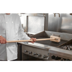 Thumbnail image #2 for Chef Master 90043DH Heavy-Duty Grill Brush, 48" Handle, Dual-Sided Stainless Steel Bristle Head, No Scraper Case of 4