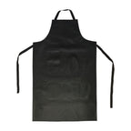 Thumbnail image #1 for CAC China APVL-1PK Vinyl Dishwashing Apron, 41-1/4 x 21-1/2 in, Pocket, Waist Ties, Black Case of 24