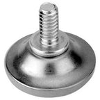 Thumbnail image #1 for AllPoints Foodservice Parts & Supplies 1211011 Threaded Chair/Bar Stool Glide, 1-1/8" Plastic Base, 5/16"-18 Thread, 1" Stud