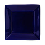Thumbnail image #1 for Tuxton China DuraTux®© BCH-0845 Square Ceramic Plate, 8-1/2", Wide Rim, Cobalt 1 Dozen