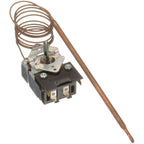 Thumbnail image #1 for AllPoints Foodservice Parts & Supplies 461119 Foodservice Thermostat, 140–500°F, Bronze/Copper, 7 9/16" x 1 13/16"