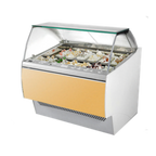Thumbnail image #1 for Oscartek Gia GIA G1150 Gelato/Ice Cream Display Case, 46", 12 x 5 L Pans, Self-Contained, Heated Curved Glass
