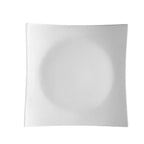 Thumbnail image #1 for CAC China Sushia SHA-6 Square Porcelain Plate, 6-1/4" Case of 3 Dozen
