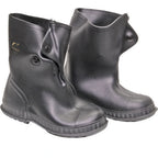 Thumbnail image #1 for AllPoints Foodservice Parts & Supplies 1331348 Rubber Decontamination Boot Pair, 10 in H, Medium, Men's Sizes 8–9, with Fasteners 1 Pair