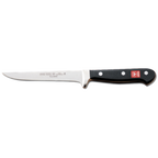 Thumbnail image #1 for JB Prince Wusthof W408 5-Inch Forged Stiff Boning Knife, High-Carbon Stainless Steel Blade, Black Plastic Handle