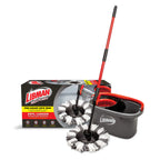 Thumbnail image #1 for Libman Commercial 1887 Commercial Microfiber Spin Mop System with 6.4-Quart Bucket, Foot-Free Wringing, Machine-Washable Mop Head