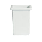Thumbnail image #1 for G.E.T. Bugambilia IS022-MOD Square Cast Aluminum Salad Bar Bowl, 38.04 oz., 4.88" x 4.88" x 6.18" Deep