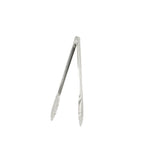 Thumbnail image #1 for CAC China SSUT-12-10 12-Inch Stainless Steel Utility Tongs, 1 mm Thick, Heavy-Duty, Non-Coated Handle Case of 72