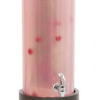 Thumbnail image #1 for Cal-Mil Melrose 27017-3INF-136 Round Polycarbonate Beverage Dispenser, Chocolate Brown, 2–3 Gallon, Wood Base
