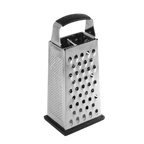 Thumbnail image #1 for TableCraft Products Back Of The House SG205BH Large 4-Sided Stainless Steel Box Grater, 9", Anti-Slip Case of 6