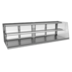 Thumbnail image #1 for RPI Industries Vienna VIDD5-20-R-SL Dry Countertop Pastry Display Case, 69-7/8" W, Full Service, Slanted Tilt-Out Front Glass, Stainless Steel