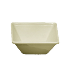 Thumbnail image #1 for Thunder Group Passion PS5005V Square Melamine Bowl, 11 oz, 4-3/4 in, Beige Case of 144