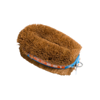 Thumbnail image #1 for Korin Inc TK-614-01-S Small Palm Scrubber with Rope Core, 3-3/4"L x 3"W x 1-3/4"H