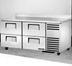 Thumbnail image #6 for True 2-Section Deep Worktop Refrigerator with 4 Drawers, Stainless Steel