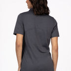 Thumbnail image #2 for Chef Works Z650W-IGY-4XL Women's Gray Short-Sleeve Collared Polo Shirt, 4XL, 100% Spun Polyester