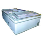 Thumbnail image #1 for Excellence Commercial Products HR-21H (SIDE) Dual-Temperature Chest Freezer/Island Merchandiser, 30.9 cu. ft., Sliding Glass Doors